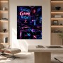 Electric Game Night als Modernes Wandbild oder Poster