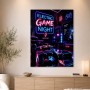 Electric Game Night als Modernes Wandbild oder Poster