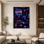 Electric Game Night als Modernes Wandbild oder Poster