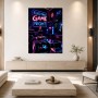 Electric Game Night als Modernes Wandbild oder Poster