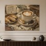 Kaffee und Gebäck, Leinwand oder Kunstdruck für die Küche