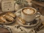 Kaffee und Gebäck, Leinwand oder Kunstdruck für die Küche