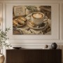 Kaffee und Gebäck, Leinwand oder Kunstdruck für die Küche