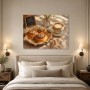 Morgendliches Caféstillleben als Kunstdruck oder Poster