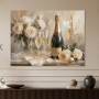 Champagnerrosen mit edlem Schimmer, Poster oder Acryl