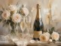Champagnerrosen mit edlem Schimmer, Poster oder Acryl