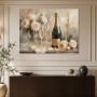 Champagnerrosen mit edlem Schimmer, Poster oder Acryl