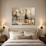 Champagnerrosen mit edlem Schimmer, Poster oder Acryl