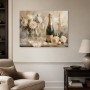 Champagnerrosen mit edlem Schimmer, Poster oder Acryl