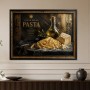 Italienische Pasta-Stillleben Kunstwerk oder Kunstdruck für die Küche