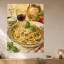 Italienisches Stillleben mit Pasta, Wandbild oder Kunstdruck
