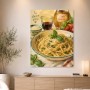 Italienisches Stillleben mit Pasta, Wandbild oder Kunstdruck