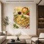Italienisches Stillleben mit Pasta, Wandbild oder Kunstdruck