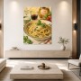 Italienisches Stillleben mit Pasta, Wandbild oder Kunstdruck