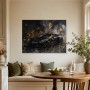 Eleganter Supersportwagen als Acrylbild oder Leinwand