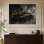 Eleganter Supersportwagen als Acrylbild oder Leinwand