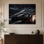 Dynamischer Sportwagen als Fine Art Print oder Acrylbild