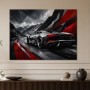 Dynamisches Sportwagenmotiv als Acrylbild oder Gallery Print