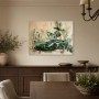 Grüner Supersportwagen als Modernes Wandbild oder Acrylbild