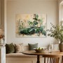 Grüner Supersportwagen als Modernes Wandbild oder Acrylbild