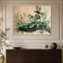 Grüner Supersportwagen als Modernes Wandbild oder Acrylbild