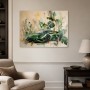 Grüner Supersportwagen als Modernes Wandbild oder Acrylbild
