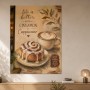 Cinnamon Cappuccino Genussmotiv als Kunstdruck oder Poster