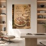 Cinnamon Cappuccino Genussmotiv als Kunstdruck oder Poster