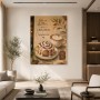Cinnamon Cappuccino Genussmotiv als Kunstdruck oder Poster