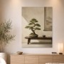 Bonsai Ruhe und Zen Kunstwerk für stilvolles Wohnambiente