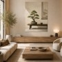 Bonsai Ruhe und Zen Kunstwerk für stilvolles Wohnambiente