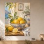 Mediterrane Zitronenstille als Wandbild oder Kunstdruck