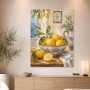 Mediterrane Zitronenstille als Wandbild oder Kunstdruck