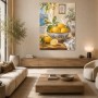 Mediterrane Zitronenstille als Wandbild oder Kunstdruck