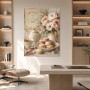 Romantisches Café de Fleur Wandbild oder Kunstdruck