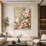 Romantisches Café de Fleur Wandbild oder Kunstdruck