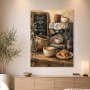 Kaffeemoment mit Espresso, Wandbild und Kunstdruck für die Küche