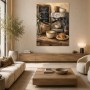 Kaffeemoment mit Espresso, Wandbild und Kunstdruck für die Küche