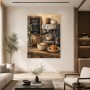 Kaffeemoment mit Espresso, Wandbild und Kunstdruck für die Küche