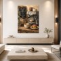 Kaffeemoment mit Espresso, Wandbild und Kunstdruck für die Küche