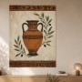 Antike Vase mit Olivenzweigen als Poster oder Kunstdruck