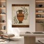 Antike Vase mit Olivenzweigen als Poster oder Kunstdruck
