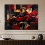 Roter Supersportwagen als Leinwandbild oder Acrylbild