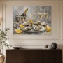 Champagner und Austern als Fine Art Print oder Leinwand