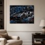 Sportwagen im Designstil als Kunstdruck oder Poster