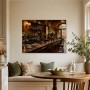 Charmantes Caféinterieur als Kunstdruck oder Gallery Print