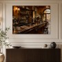 Charmantes Caféinterieur als Kunstdruck oder Gallery Print
