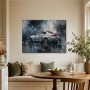 Sportliches BMW Motiv als Leinwand oder Poster mit urbaner Dynamik