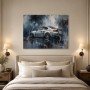 Sportliches BMW Motiv als Leinwand oder Poster mit urbaner Dynamik