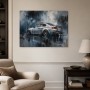 Sportliches BMW Motiv als Leinwand oder Poster mit urbaner Dynamik